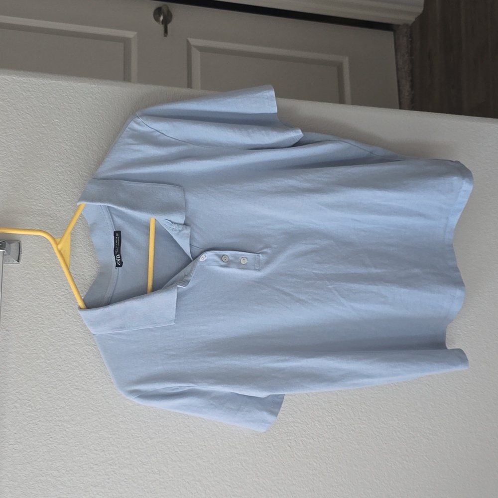 Zara blue shirt size large
